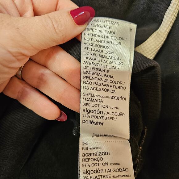 Puma Dark Gray and Tan Pull Over Hoodie Size L Men's Sweatshirt Casual Normcore - Picture 6 of 9